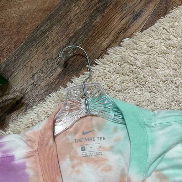 Nike Oversized Pastel Wild Tie Dye Short Sleeve Crewneck Pullover Max 90 Tee - Picture 4 of 6